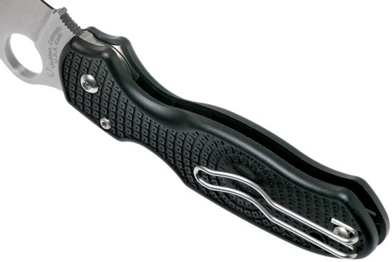 Нож складной Spyderco Para 3 C223PBK c клинком из стали CTS-BD1N, рукоять FRN