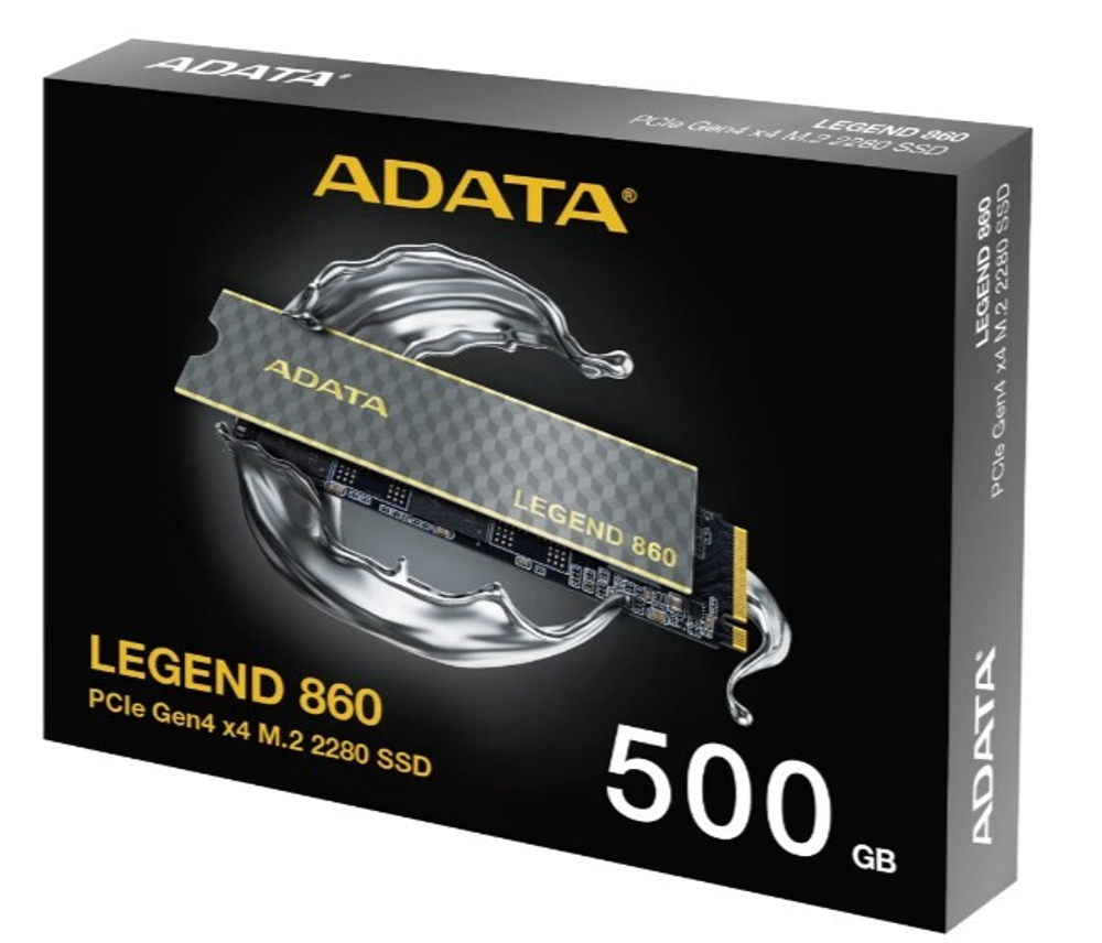 Накопитель SSD M.2 2280 ADATA LEGEND 860 500 ГБ
