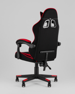 Кресло спортивное TopChairs Shadow ткань черно-красный