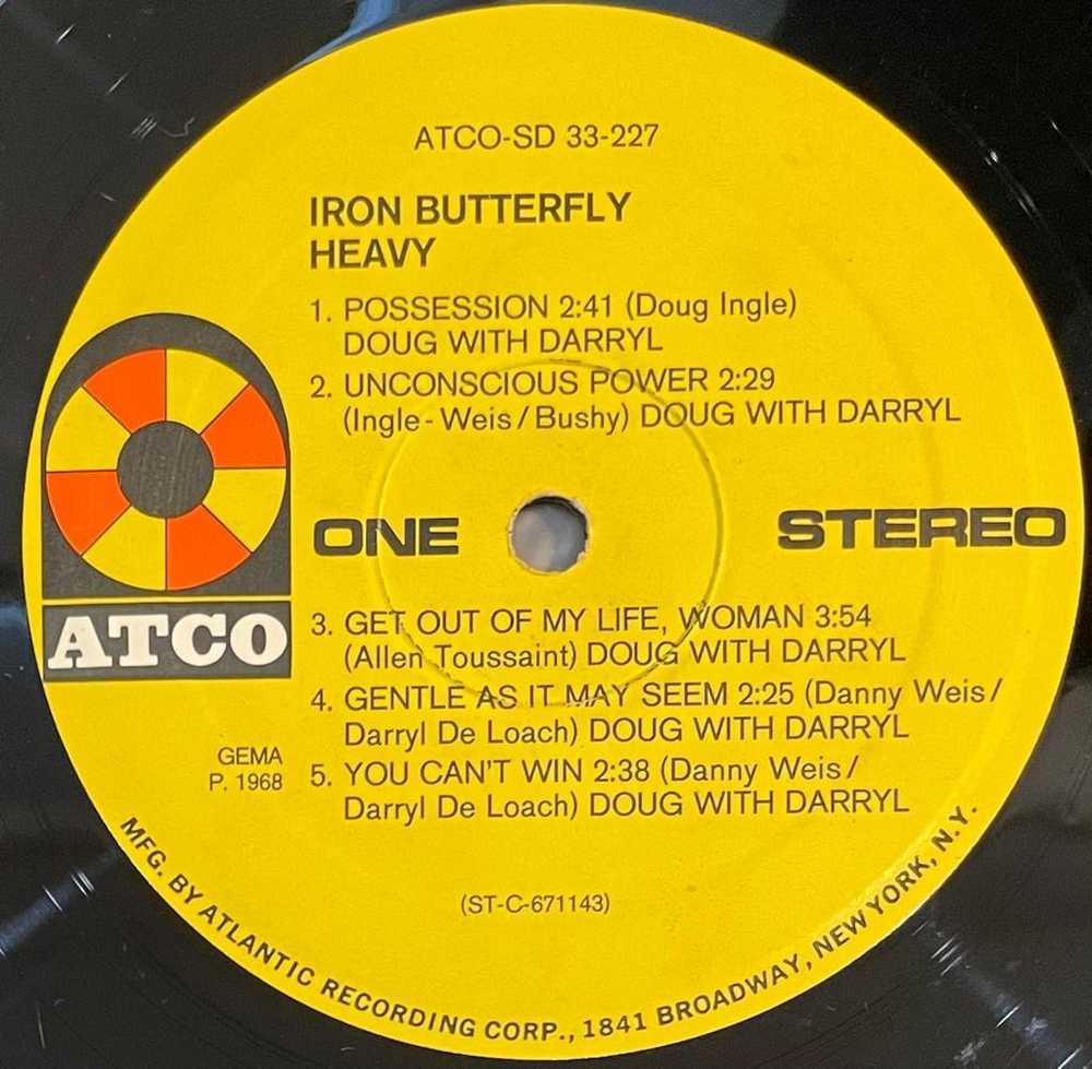 Iron Butterfly - Heavy (1968г.)