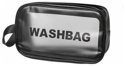 Косметичка водонепроницаемая Washbag сумка с ручкой органайзер косметичка для бассейна душа роддома, черная 26*10*15см