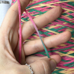 TATTOO - Lineapiu; 100% хлопок; 200м/100гр; Шнурок; Секционное окрашивание: желтый, розовый, зеленый; S717