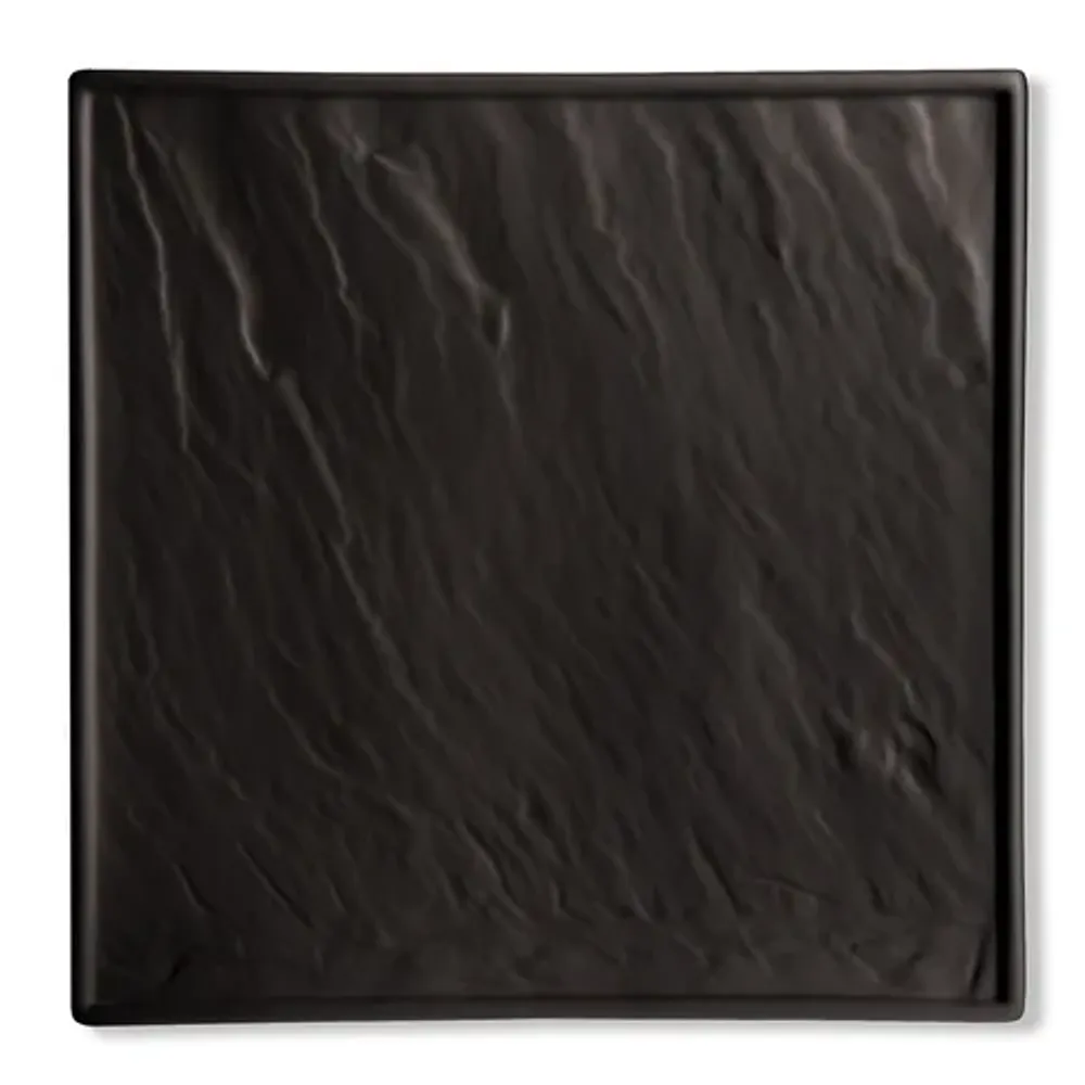 Блюдо квадратное 22*22 см Relief Black фарфор P.L. Proff Cuisine [4]