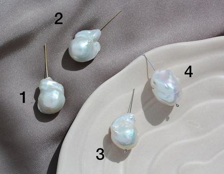 Жемчуг натуральный барочный, бусина 20-23мм (1шт)