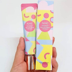 AHC Vita Bright Real Eye Cream For Face отбеливающий крем с коллагеном крем для глаз и лица