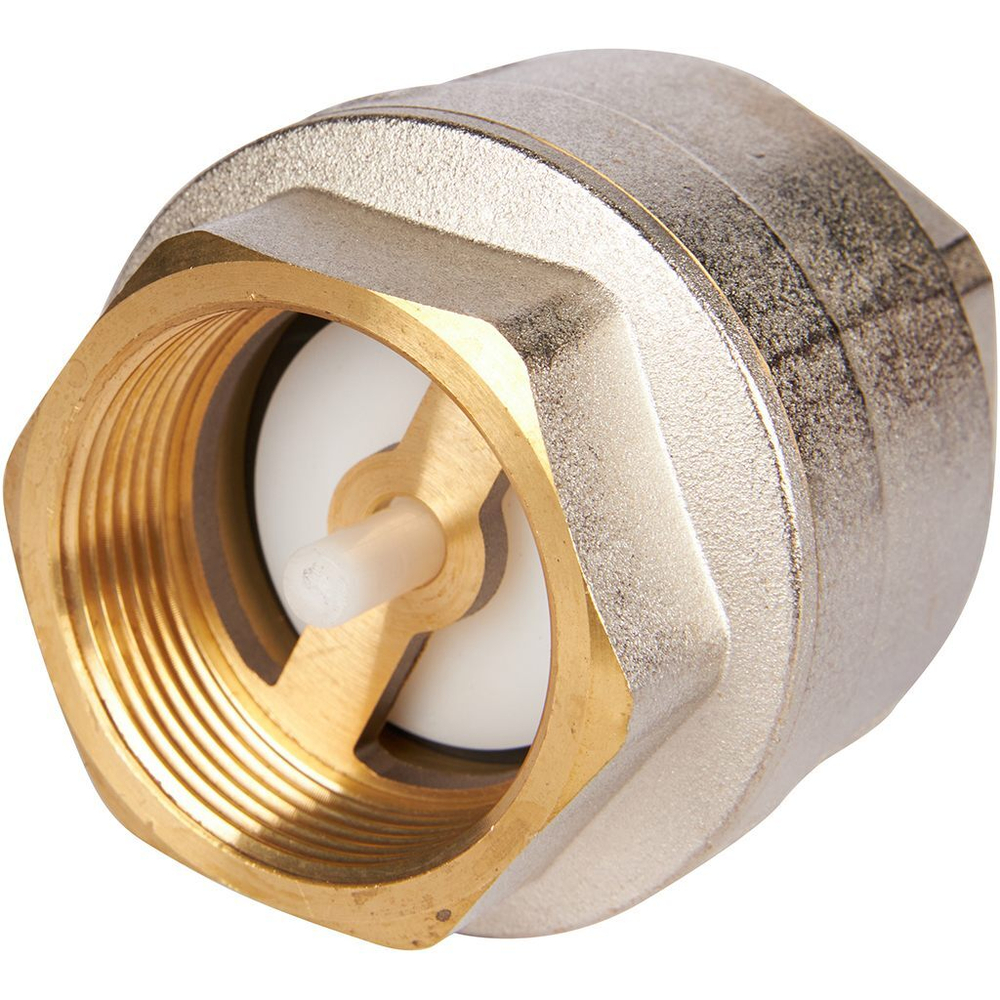 ROMMER Обратный клапан 1 1/2" пружинный муфтовый с пластиковым седлом