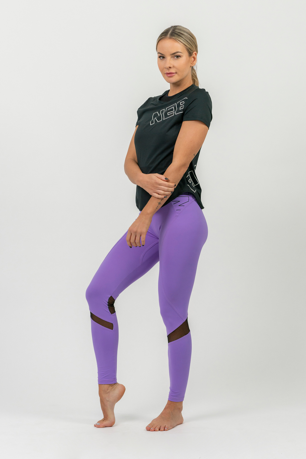 ЛЕГГИНСЫ FIT ACTIVEWEAR HIGH-WAIST LEGGINGS 443 Лиловые