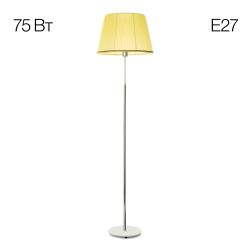 Citilux Линц CL402973 Торшер хром с кремовым абажуром