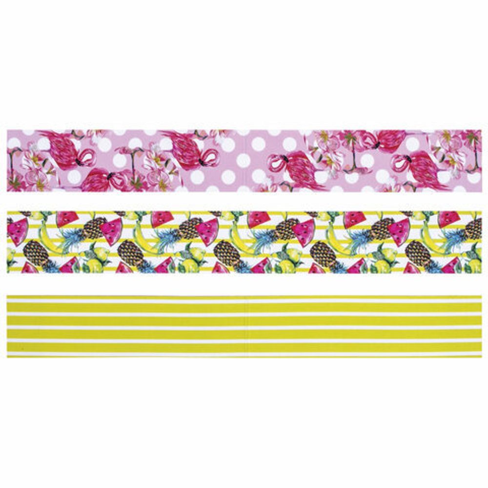 Закладки для книг с магнитом "ТРОПИКИ", набор 6 шт., блестки, 25x196 мм, ЮНЛАНДИЯ, 111637