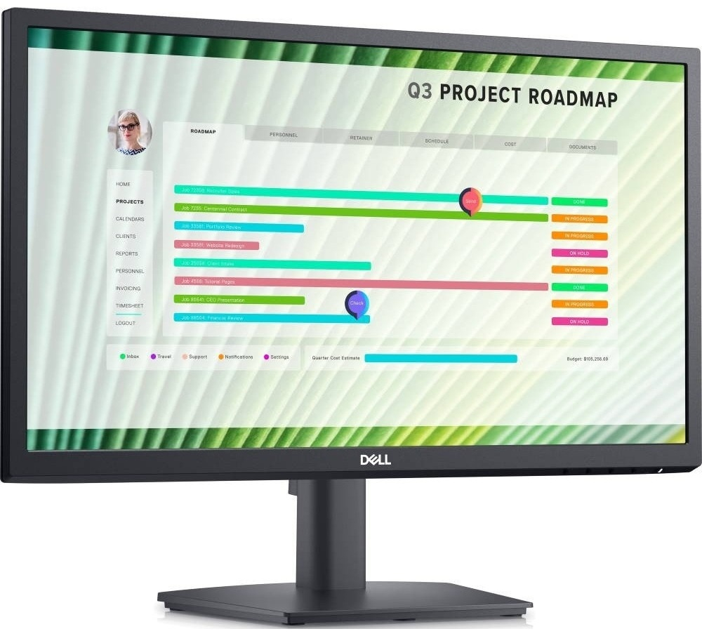 Монитор DELL 210-BDRL черный