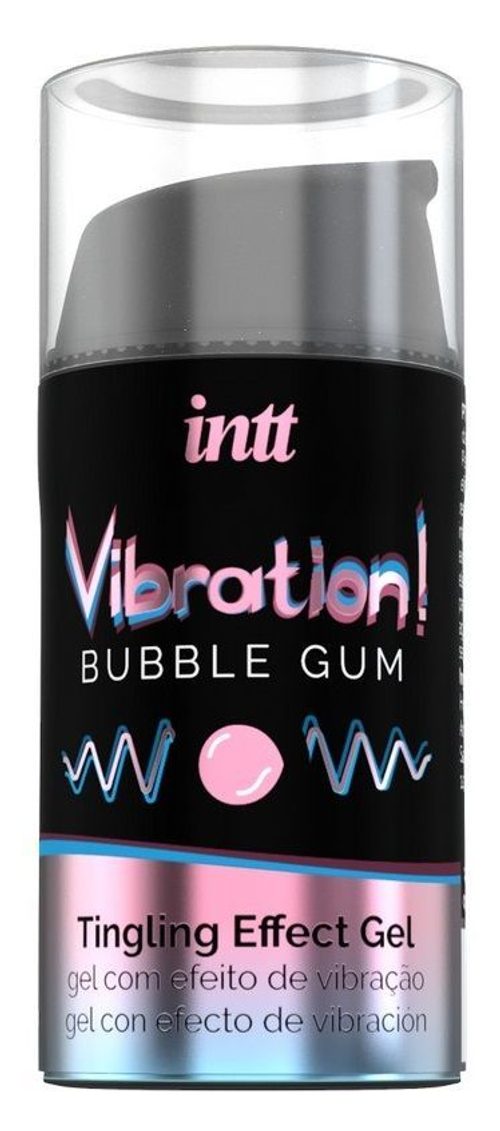Жидкий вибратор INTT Vibration! Bubble Gum, 15 мл