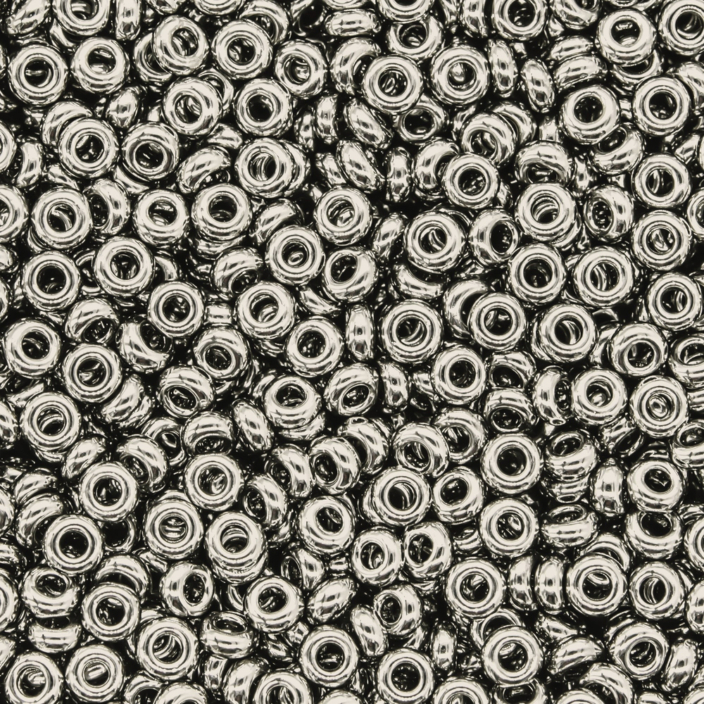 Японский бисер TOHO Demi 11/0 (№711), металлизированный, непрозрачный глянцевый