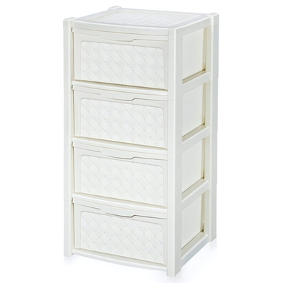 Комод "Виола" 4-х секционный (цвет в ассорт. бежевый, коричневый, слоновая кость)