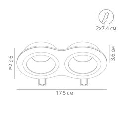 Точечный встраиваемый светильник Arte Lamp
