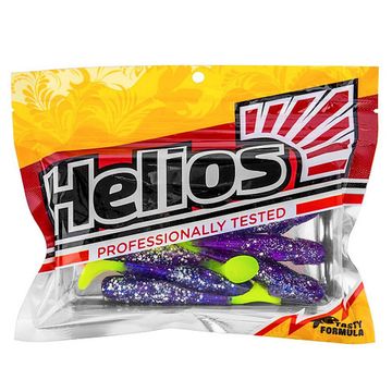 Виброхвост Jap 3,15'/8 см Silver Sparkles & Fio LT 7шт. (HS-32-037) Helios