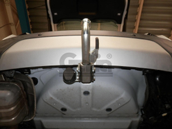 Оцинкованный фаркоп на Mercedes GLC-Class x253 2015-2022 (без электрики), Galia M145C