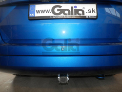 Оцинкованный фаркоп на Skoda Fabia универсал 2015-2021 (без электрики), Galia S111C