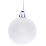 Новогодние шары 5 см (набор 24 шт) «Микс фактур», серебро