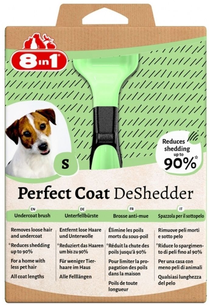 Дешеддер 8in1 DeShedder Perfect Coat L для удаления подшерстка для собак малых пород