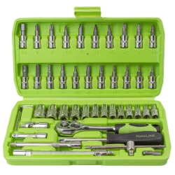 Набор инструмента 46пр. 1/4''(6-гран.)(4-14мм) ForsLine FL-2462-5