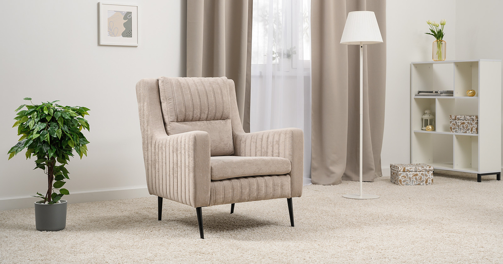 Изабель кресло для отдыха Арт. ТК 738 Романс пебл Бежевый