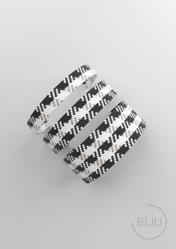 Схема PEYOTE, Схема браслета мозаичное плетение, узор из Miyuki Delica 11/0, файл PDF, №202