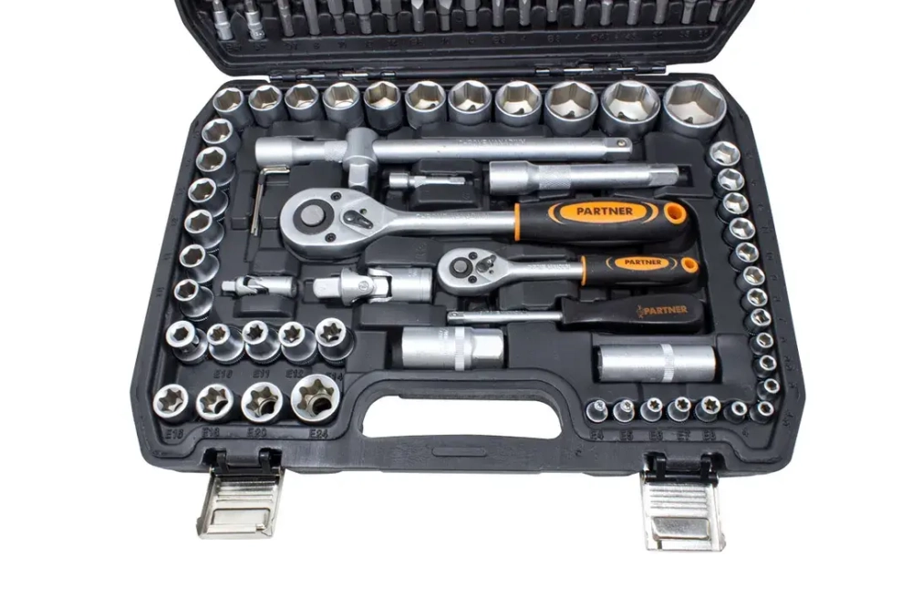 Набор инструмента 108пр.1/4''&amp;1/2''(6-гран)(4-32мм) Partner PA-41082-5