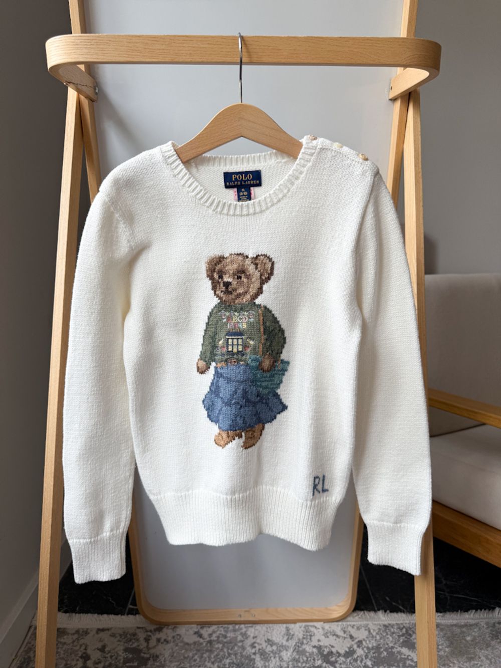 Хлопковый джемпер Polo Ralph Lauren, 128