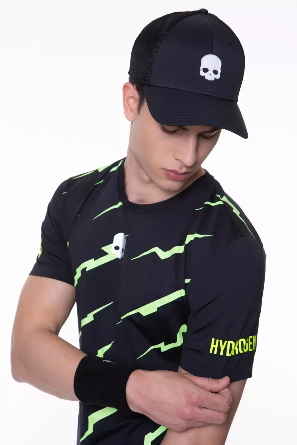 Мужская теннисная футболка  HYDROGEN Thunder (T00400-D56)