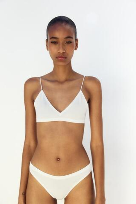 ZARA ТРУСЫ БЕЗ ШВОВ, БЕЛЫЙ
