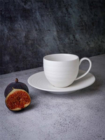 Чашка 200 мл, 11,5x8,5 см h 7,5 см, фарфор, Linea