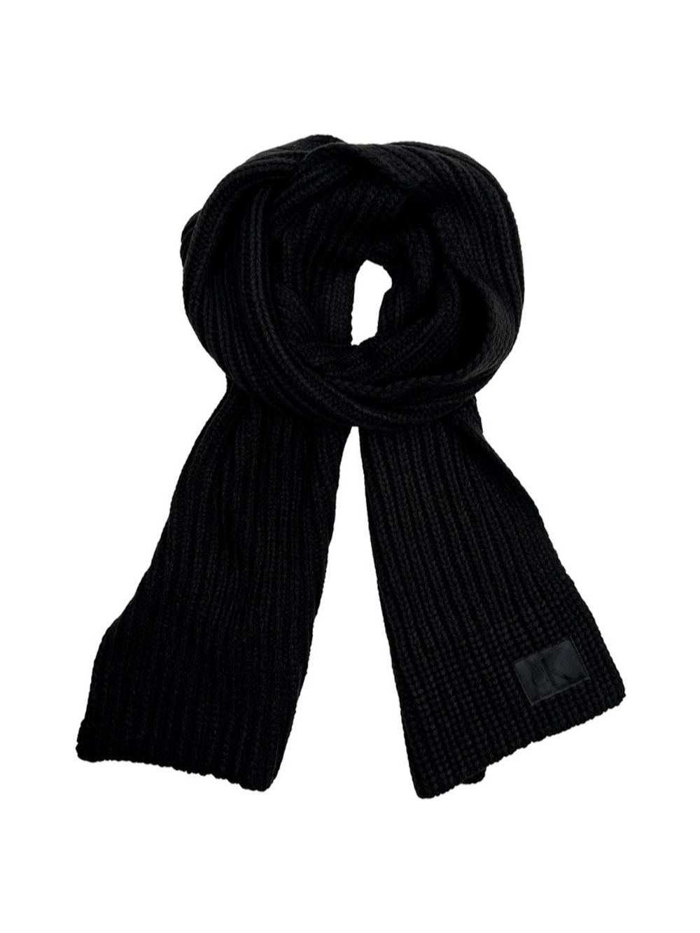 Шарф Calvin Klein Jeans Ribbed Knit Black Beauty