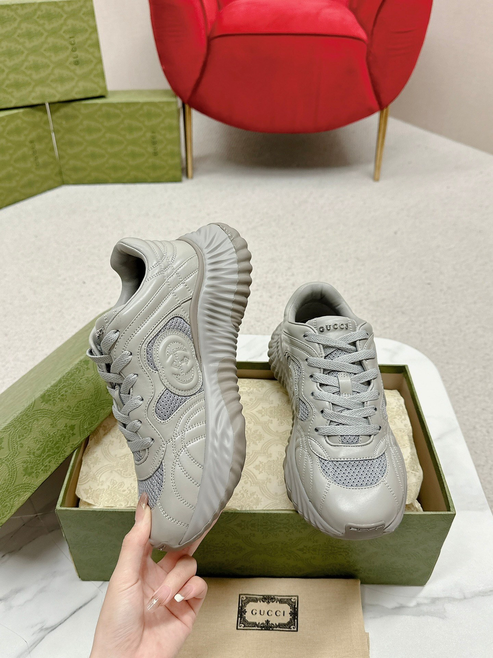 Gucci Ripple Trainer