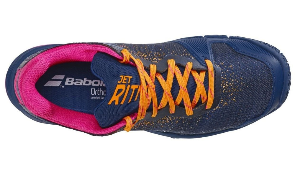 Женские кроссовки для Падел Babolat Jet Ritma - insignia blue/roseberry