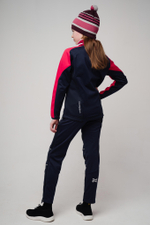 Куртка разминочная NORDSKI PREMIUM Pink/Blueberry, детская, NSJ482951