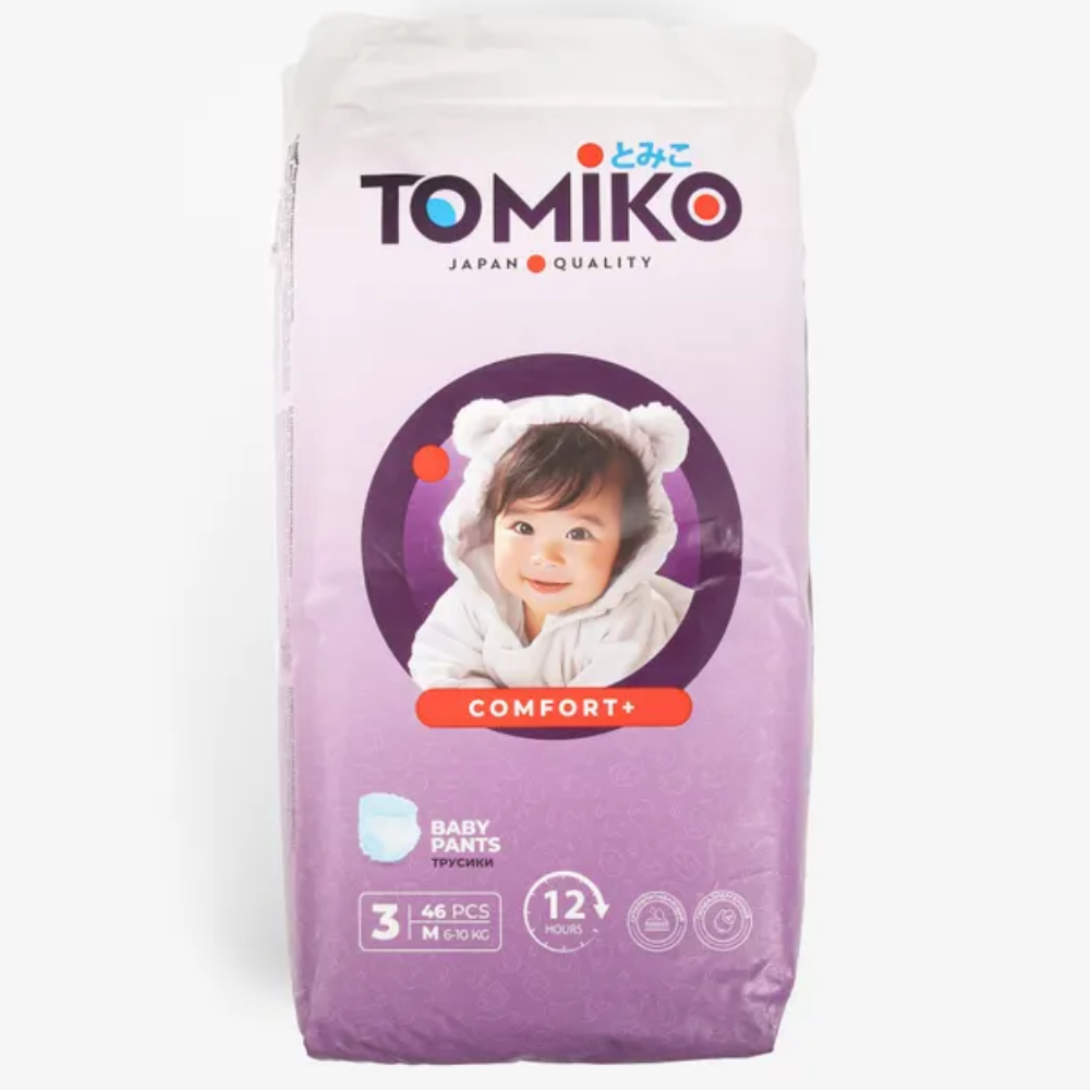 Подгузники TOMIKO Comfort+58 шт M-ка