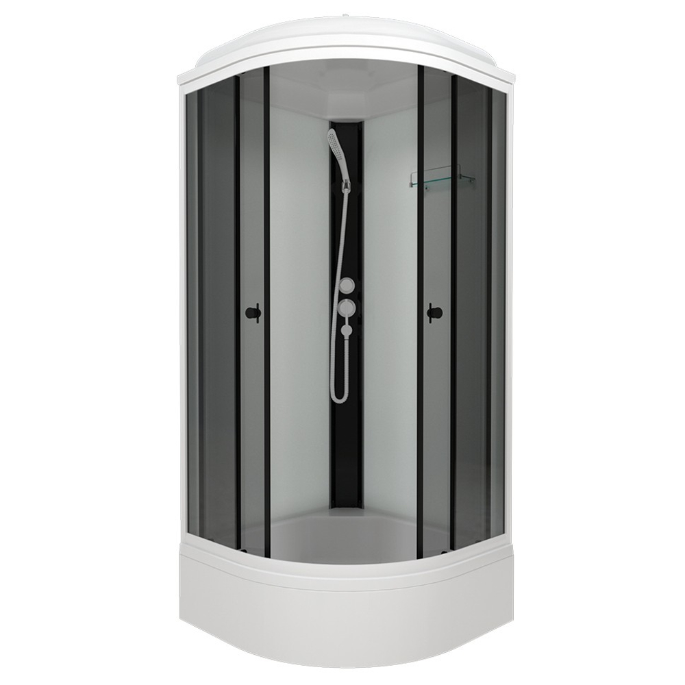Душевая Кабина Грэй-Вайт 90*90 В