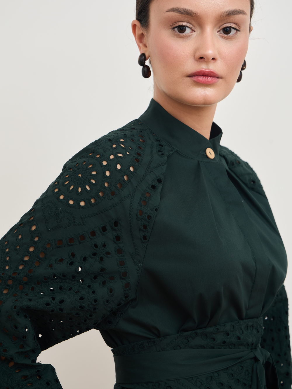 Платье кимоно ажурное