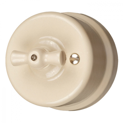 Выключатель 2-х клавишный, керамика, цвет песочное золото B1-202-04