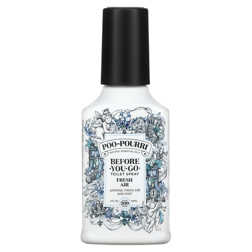 Poo-Pourri, Спрей для туалета Before-You-Go, свежий воздух, 118 мл (4 жидк. унц.)