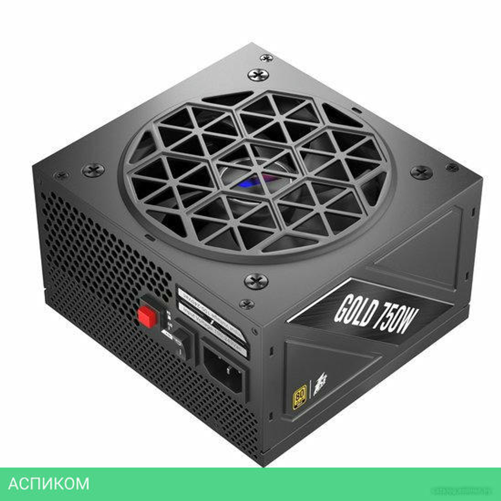 Блок питания 1stPlayer HA-750BA4 750W Black (NGDP-GLD-750-BK-EU)