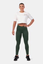 Футболка MINIMALIST LOGO NEBBIA CROP TOP 600 Белая