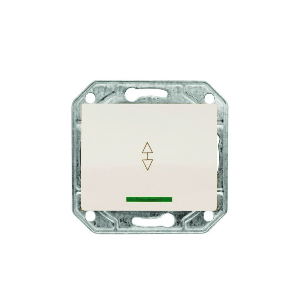 Переключатель 1-кл с подсветкой ProfiTec Corsa бежевый