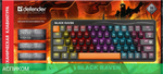 Клавиатура Defender Black Raven GK-417 черный (45414)