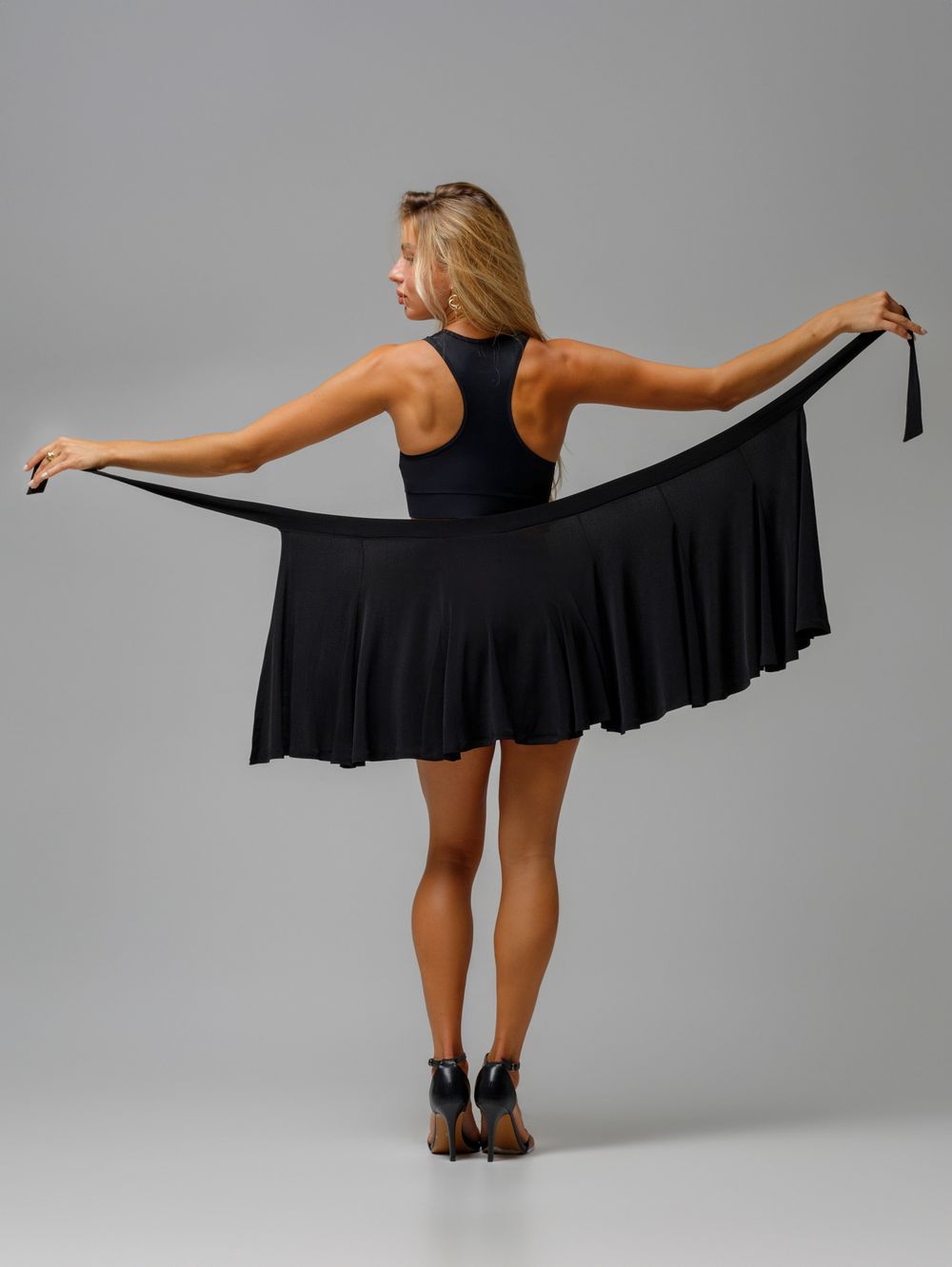 Юбка Gode Pareo mini, Черный