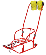 Санки «Тимка 3К» с рукавичками. Складной толкатель