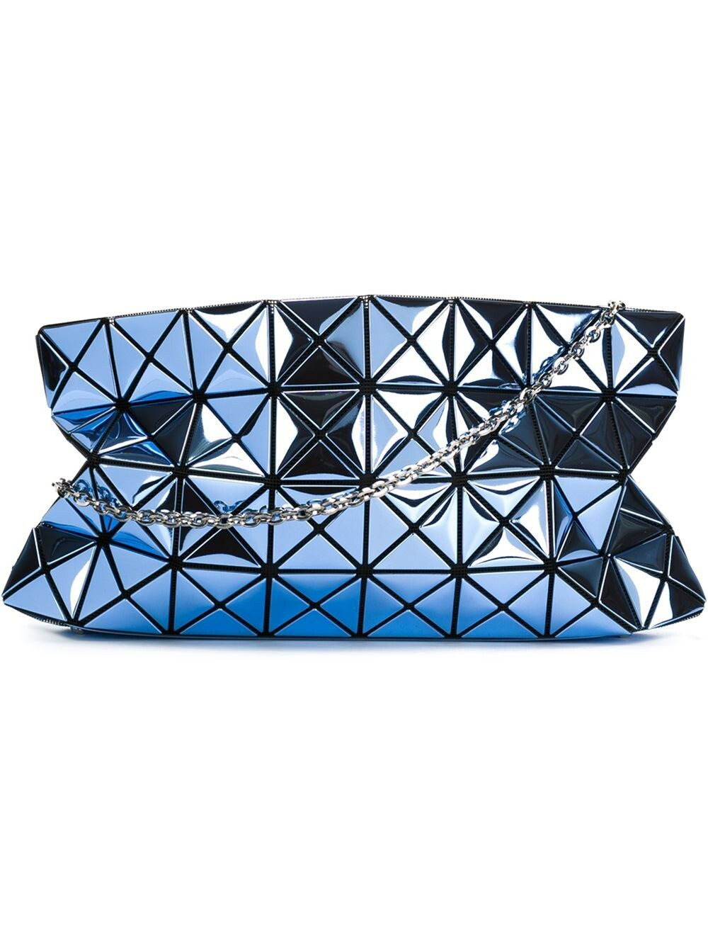 BAO BAO ISSEY MIYAKE КЛАТЧ PLATINUM-1 ГОЛУБОЙ МЕТАЛЛИК