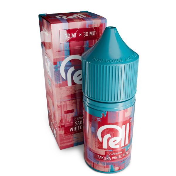 Купить Жидкость Rell Azure Salt 30 мл - Sakura White Peach (20 мг)