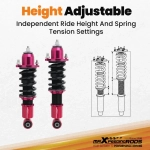 Комплект для автомобиля Honda Civic 2001 2002 2003 2004 2005 Adjustbale Height Shock Strut Red Coilovers lowering kit