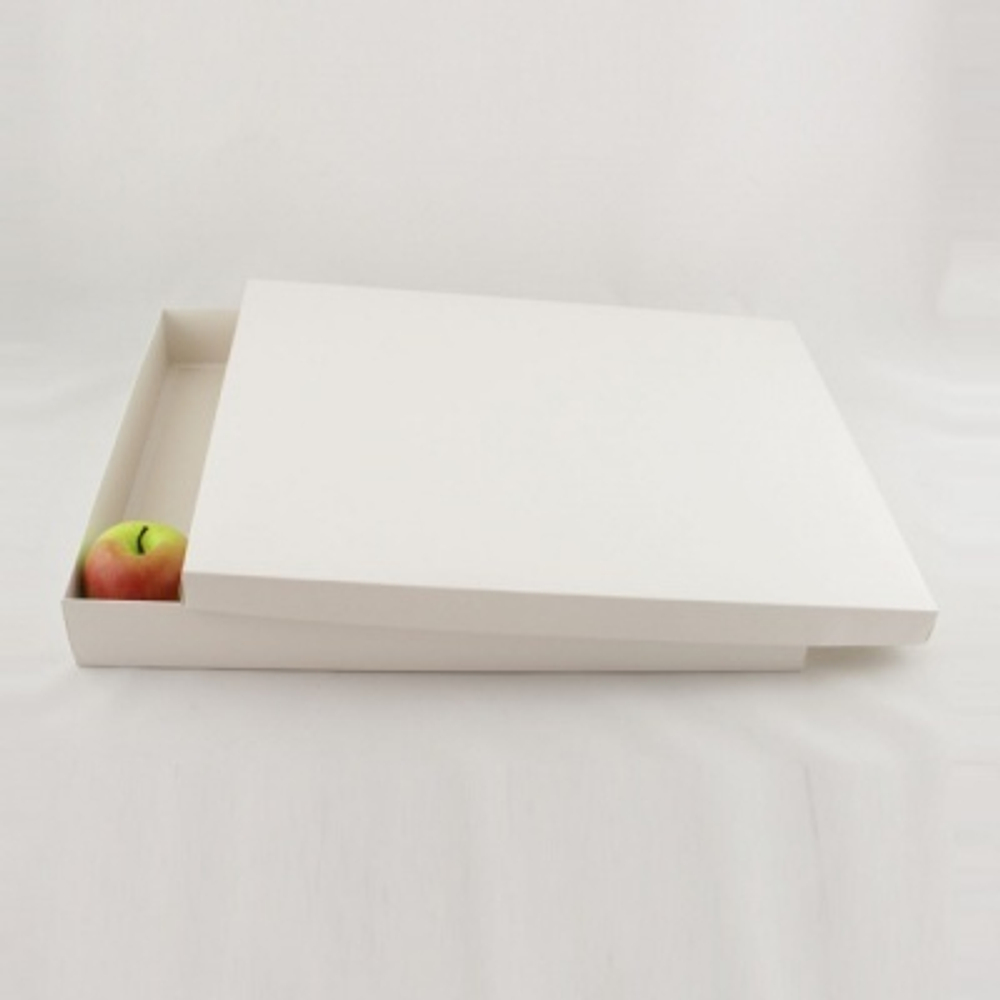 Коробка крышка-дно 50x6x40, белый, картон